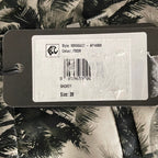 Armani Exchange Shorts Men's 38W Cotton Bermuda Shorts Green Tropical Print