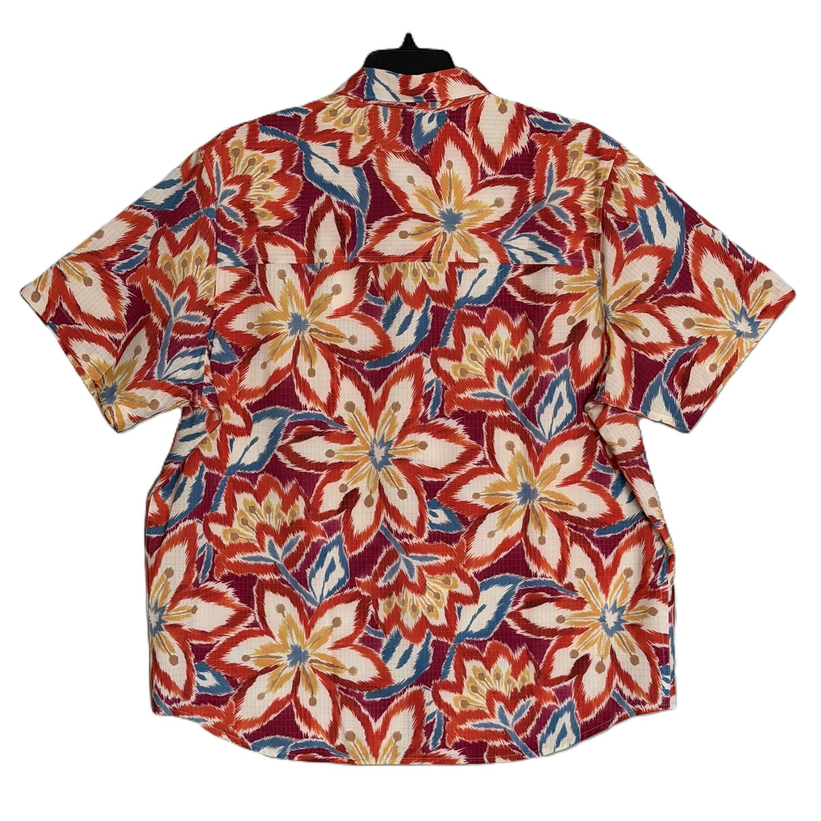Tommy Bahama Shirt Men's XL Short Sleeve Bahama Coast Flora Fusion Gem Berry