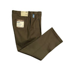 Haggar Men's 36x30 Premium No Iron Khaki Pleated Front Stretch Toast (Brown)