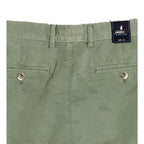 Johnnie-O Shorts Men's 32W Cotton Linen Blend Flat Front Blue Surf