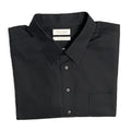 Roundtree & Yorke Dress Shirt Men's 20 36/37 Tall Slim Cotton Twill Black