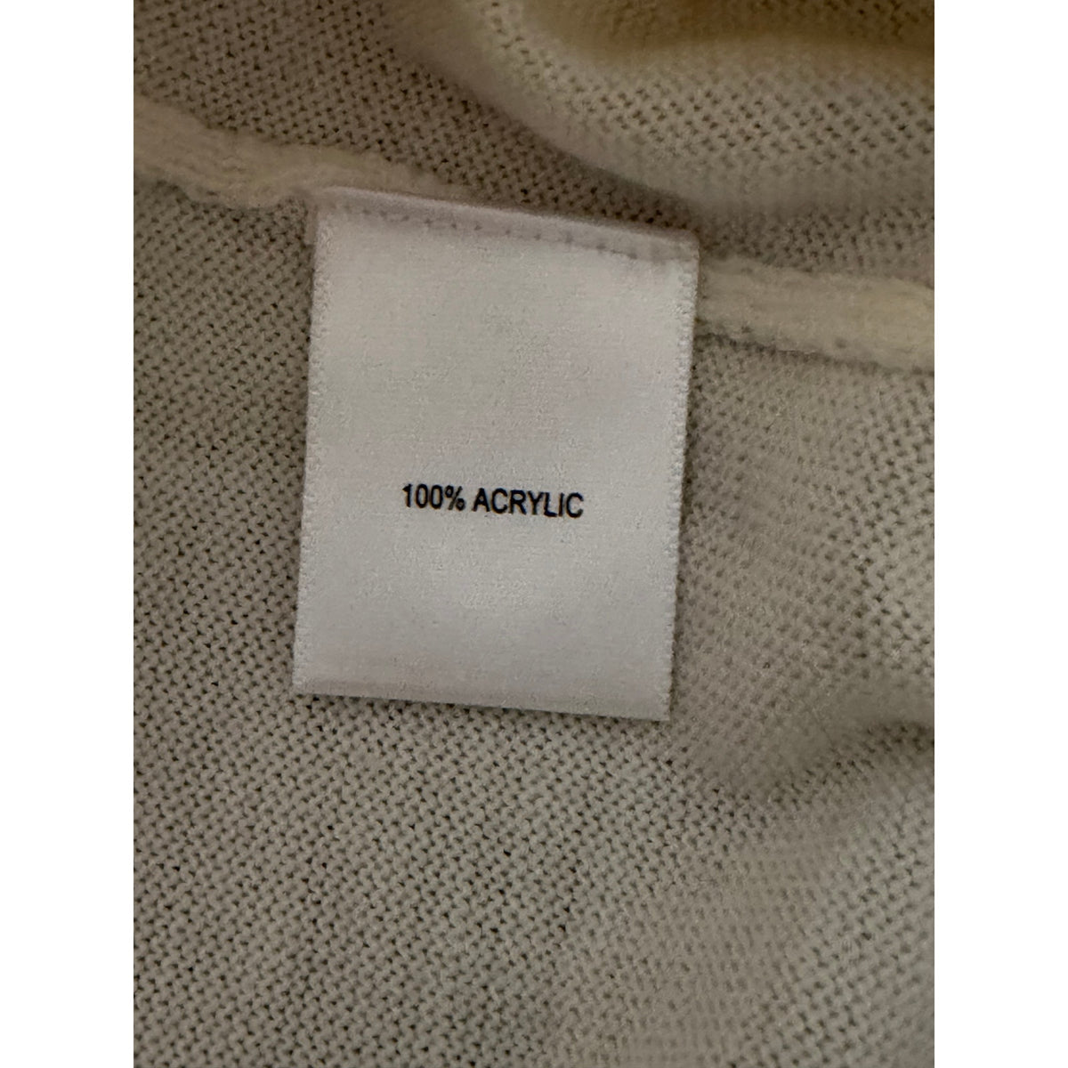 Murano Full-Zip Cardigan Sweater Men's XL "The Murano Show" Retro Look Cream