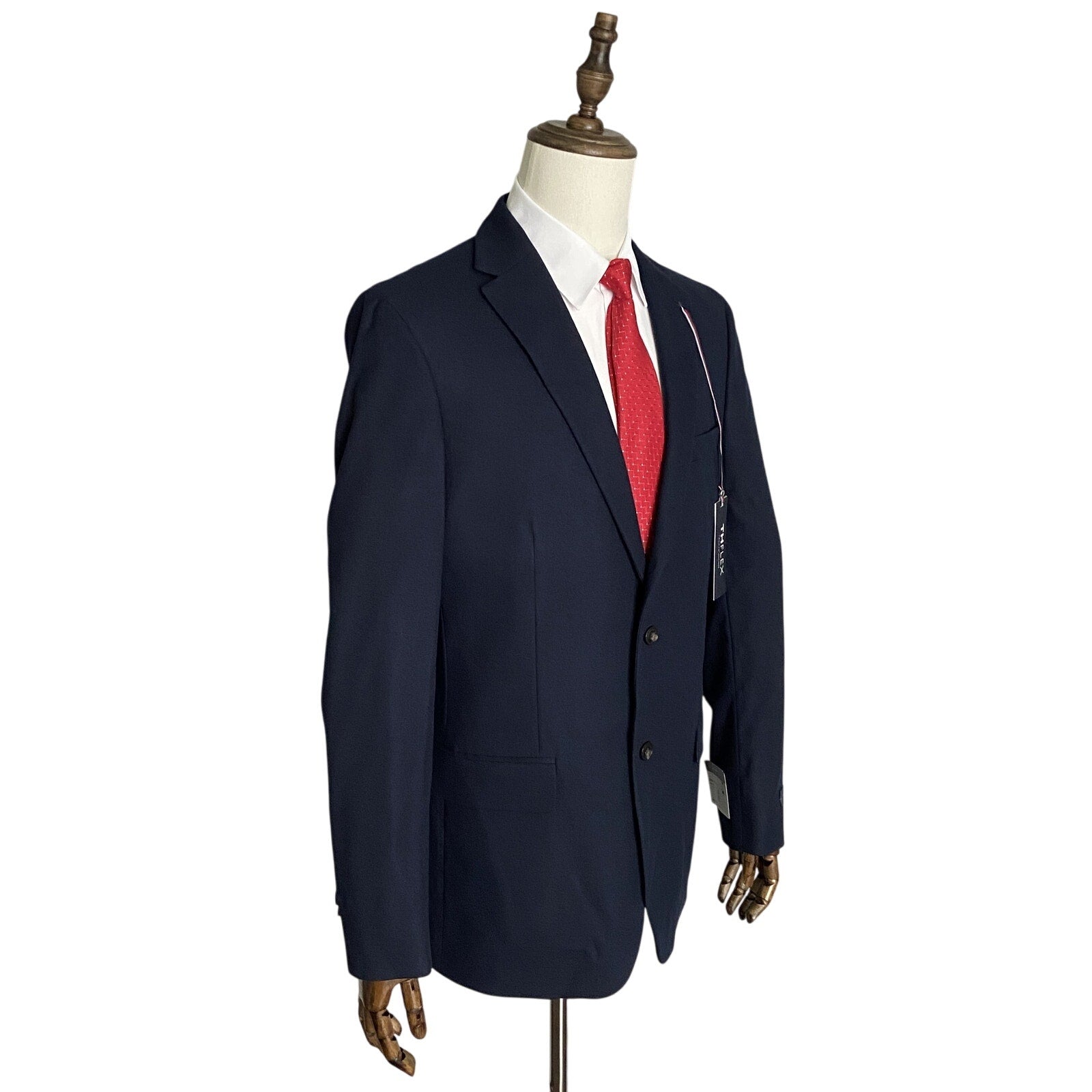 Tommy Hilfiger Suit Jacket Men's 42 Long TH Flex Conrad Navy Blue NEW