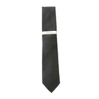 Perry Ellis Portfolio Necktie 3" Black Pearce Plaid Standard Length