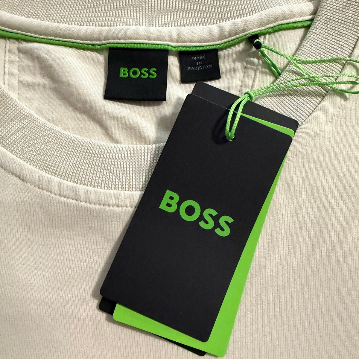 Boss Salbo Pullover Sweatshirt Men's 4XL Big & Tall Crew Neck Open White