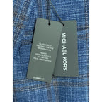 Michael Kors Men's 44R Classic Fit Sport Coat Stretch Blue Rust