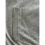 Daniel Cremieux Sweater Vest Men's Large Full Zip Cotton Cashmere Blend Grey Heather