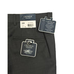 Daniel Cremieux Dress Pant Men's 30R Traveler Raw Hem Comfort Waist Charcoal