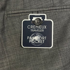 Daniel Cremieux Dress Pant Men's 46L Traveler Raw Hem Comfort Waist Gray