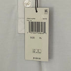 Michael Kors Polo Hoodie Shirt Men's X-Large Pima Cotton Stretch Ocean White