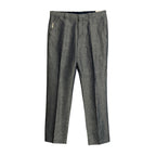 Perry Ellis Portfolio Pants Men's 36"x34" Modern Fit Linen Blend Blueprint