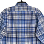 Polo Ralph Lauren Shirt Men's Large Classic Fit Long Sleeve Blue Plaid