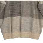 Daniel Cremieux Knit Sweater Men's XL Crew Neck Alpaca Wool Blend Oatmeal