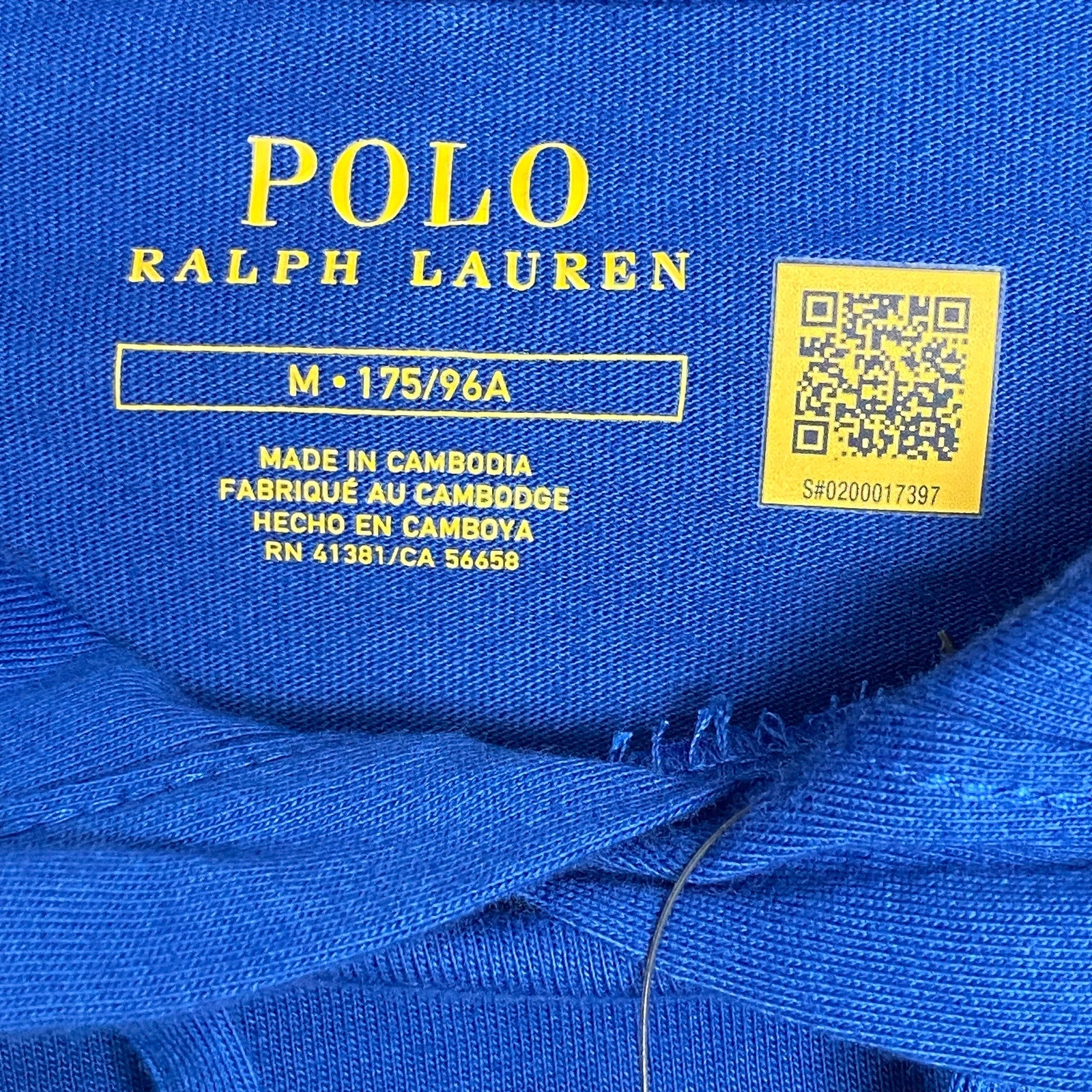 Polo Ralph Lauren Hoodie Men's Medium T-Shirt Drawstring Hoodie Blue