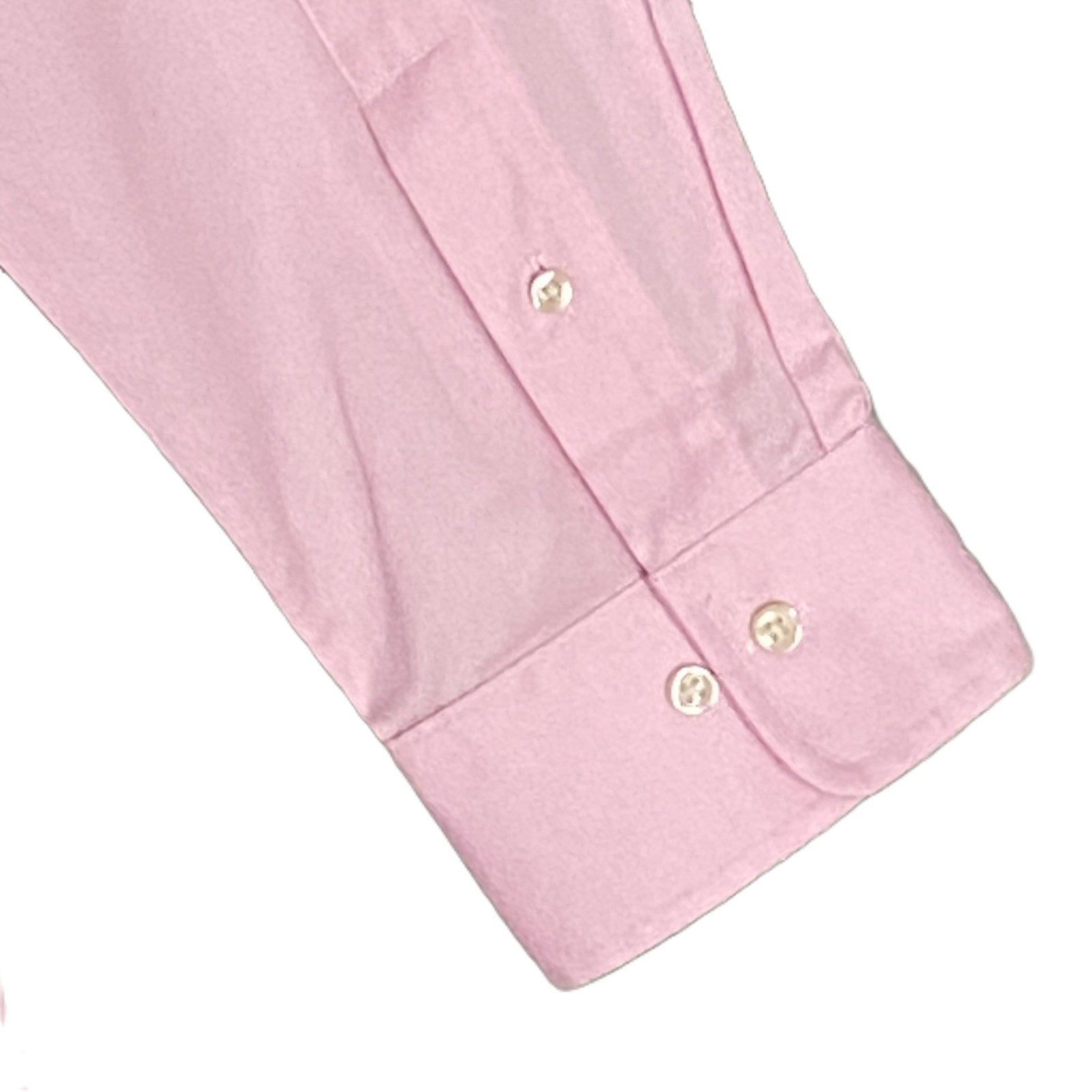 Polo Ralph Lauren Shirt Men's 18 34/35 Dress Shirt Long Slv Button-Down Pink