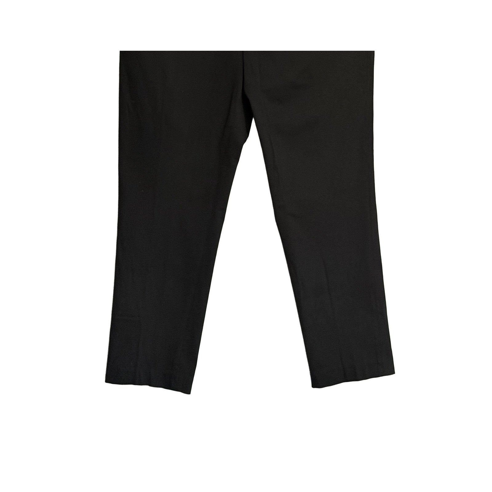 Perry Ellis Portfolio Pants Men's 36"x29" Slim Fit Dress Pant Solid Black