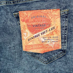 Weatherproof Vintage Men's 40x32 Slim Fit Vintage Soft-Lux Blue Denim Jeans