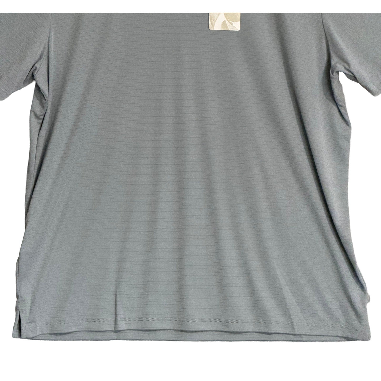 Tommy Bahama V-Neck Tee Men's XXL "Bay Stripe V-Neck" Anchor Grey