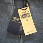 Polo Ralph Lauren Men's XXL Quarter-Zip Wool Sweater Italian Yarn Blue