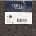 Daniel Cremieux Dress Pants Traveler Men's 46R Raw Hem Comfort Waistband Tan