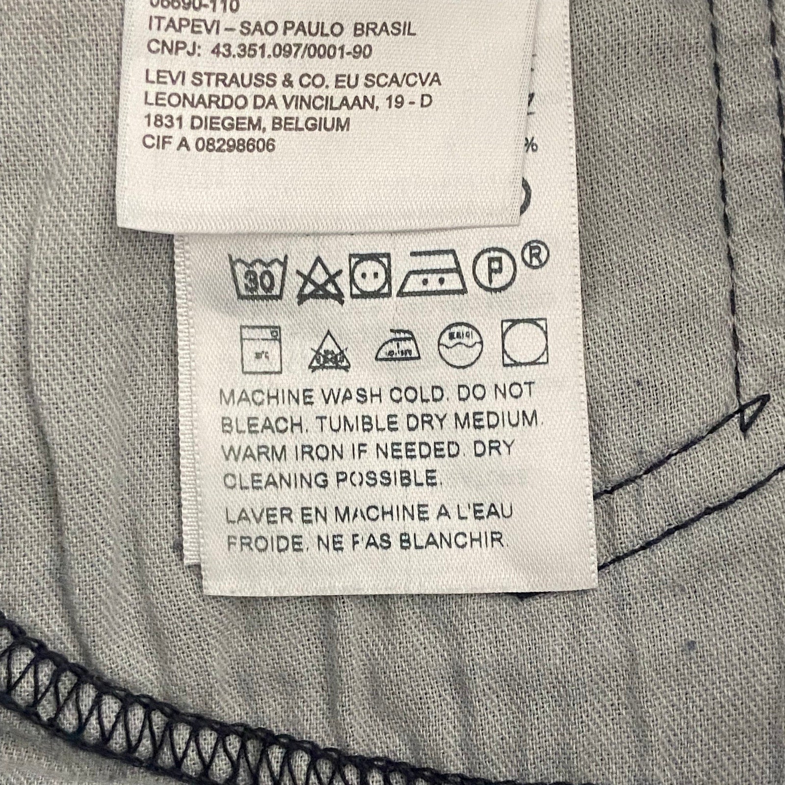 Levi's 510 Skinny Jeans Men's 30x32 Stretch Blue Denim