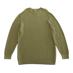 Boss H-Imberto Sweater Men's Long Sleeve Crew Neck Basket-Weave Medium Green