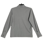 Daniel Cremieux Polo Shirt Men's Medium Long Sleeve Pima Cotton Navy Heather