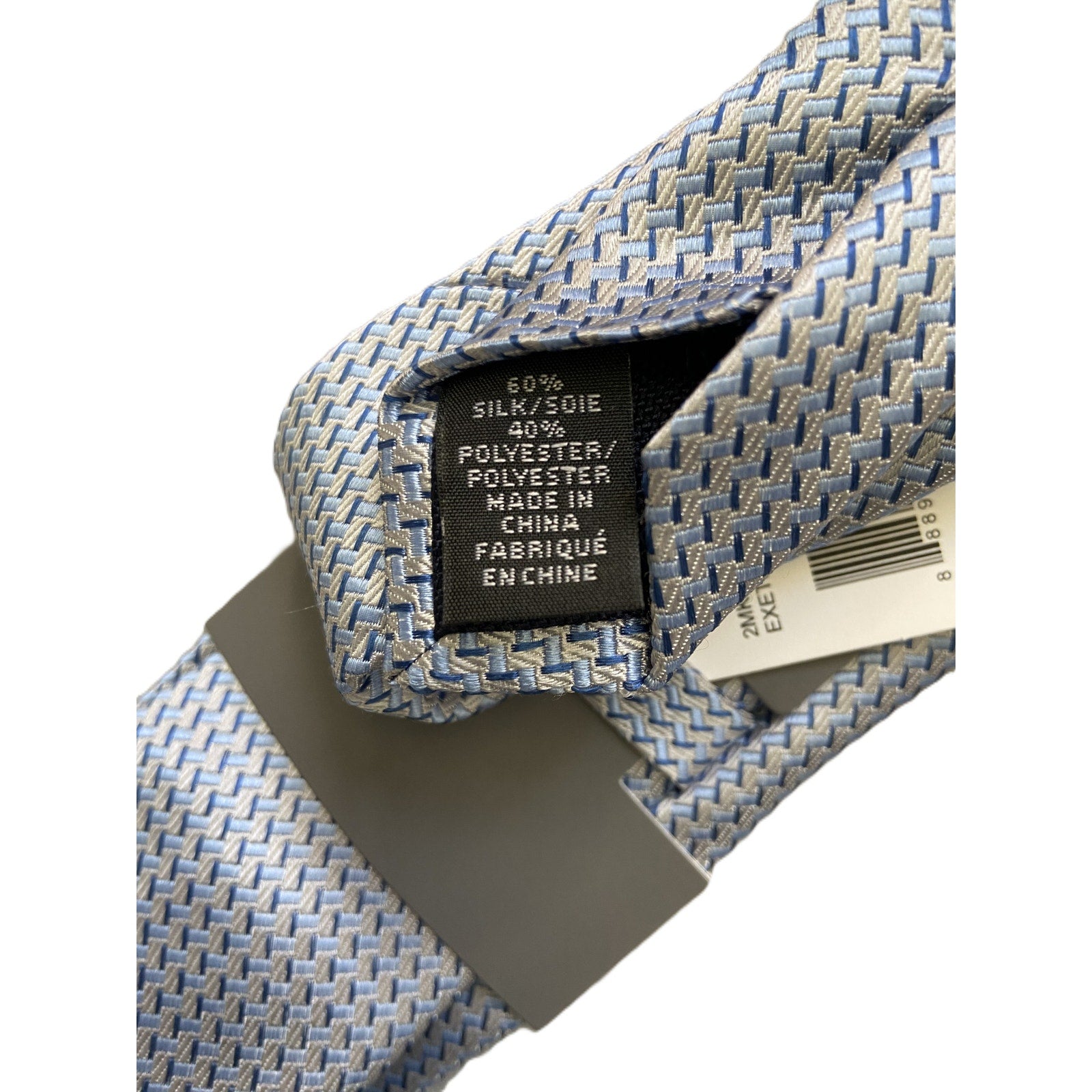 Michael Kors Necktie 3" Blue Exeter Mini Standard Length Silk Blend