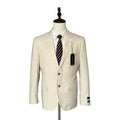 Nautica Sport Coat Men's 42 Short Modern Fit Active Stretch Lt Tan