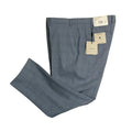 Calvin Klein Dress Pant Men's 40"x30" Slim Fit Flat Front Stretch Blue Plaid