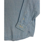 Tommy Bahama Linen Shirt Men's 4XLT Long Sleeve Paradise Breezer Blue