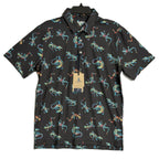 Chubbies Performance Polo Shirt Men's Small "The Busy Lizard" Short Sleeve