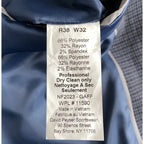 Nautica Sport Coat Men's 38R Modern Fit Active Lined Stretch Blue Check