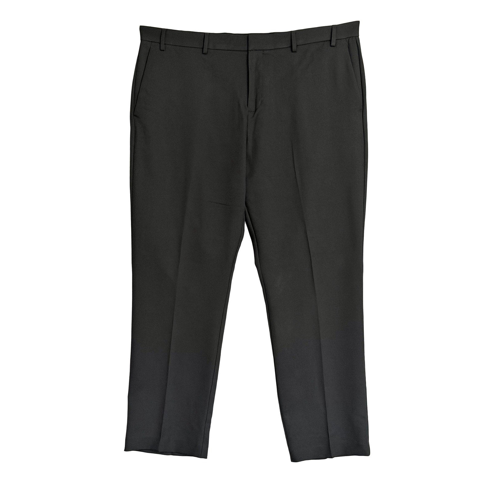 Perry Ellis Portfolio Pants Men's 38"x32" Dress Pants Modern Fit Charcoal