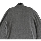 Boss H-Hemario Quarter Zip Sweater Men's 3XT Big & Tall Wool Cashmere Gray