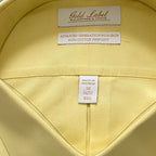 Roundtree & Yorke Shirt Big & Tall Men's 20 36/37 Dress Shirt Yellow