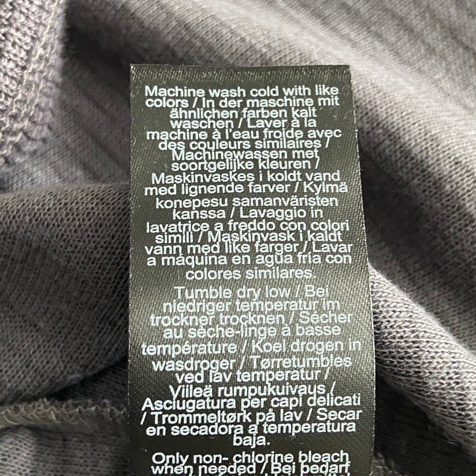 Liverpool Los Angeles Men's Small Crew Neck Long Sleeve T-Shirt Grey