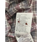 Boss Dress Shirt Men's Small 15-32/33 Sharp Fit Stretch Red & Black Plaid