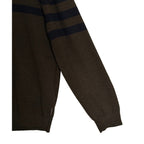 Armani Exchange Sweater Men's XXL Crew Neck Lightweight Wool Color-Block