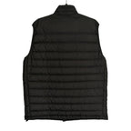 Roundtree & Yorke Down Vest Men's Large Full Zip Packable Pockets Black