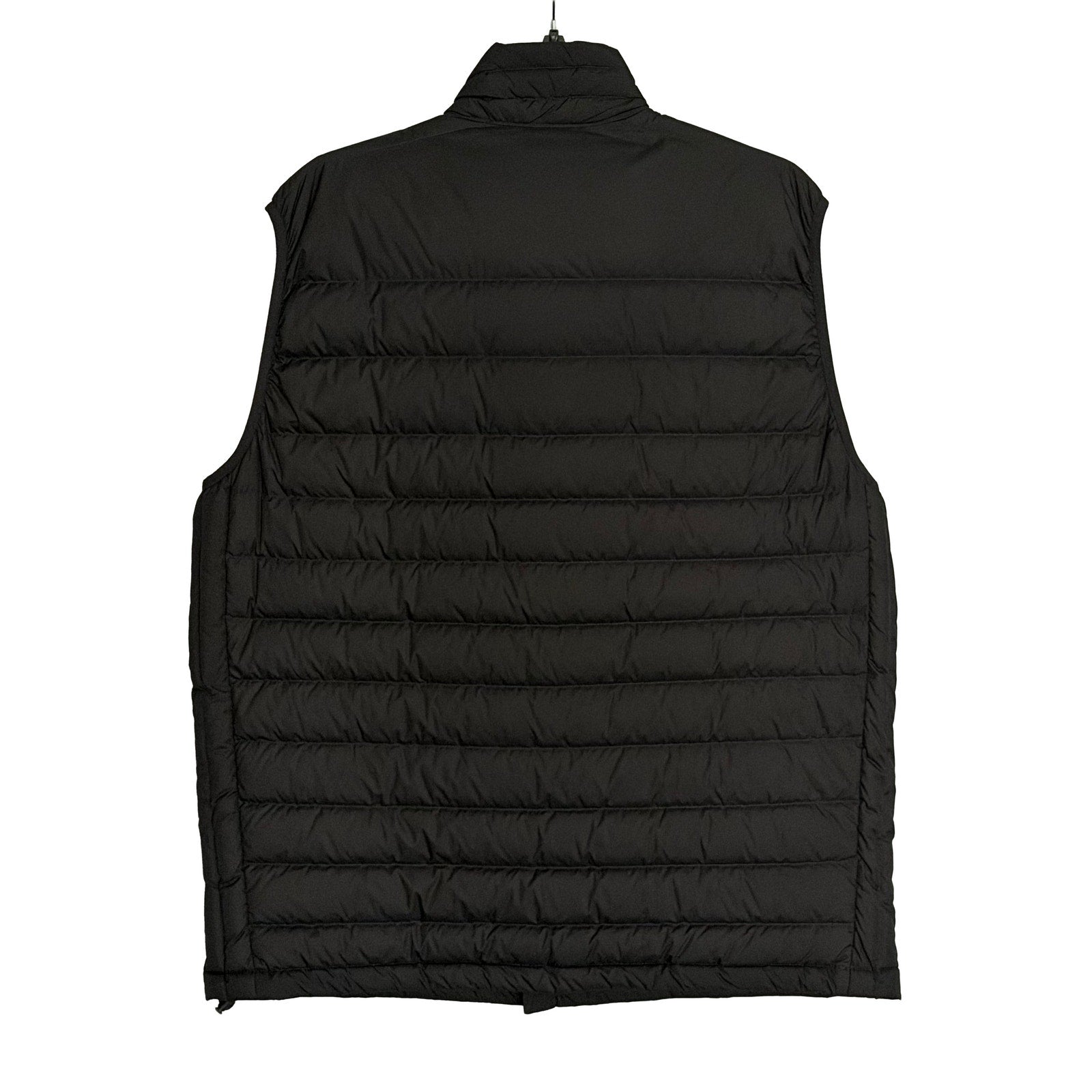 Roundtree & Yorke Down Vest Men's Large Full Zip Packable Pockets Black
