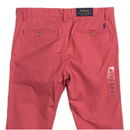 Polo Ralph Lauren Pants 33"x32" Slim Fit Chino Stretch Cotton Twill Red NEW