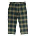 Pendleton Flannel Pajama Pant Men's XXL Elastic Drawstring Waist Green Plaid