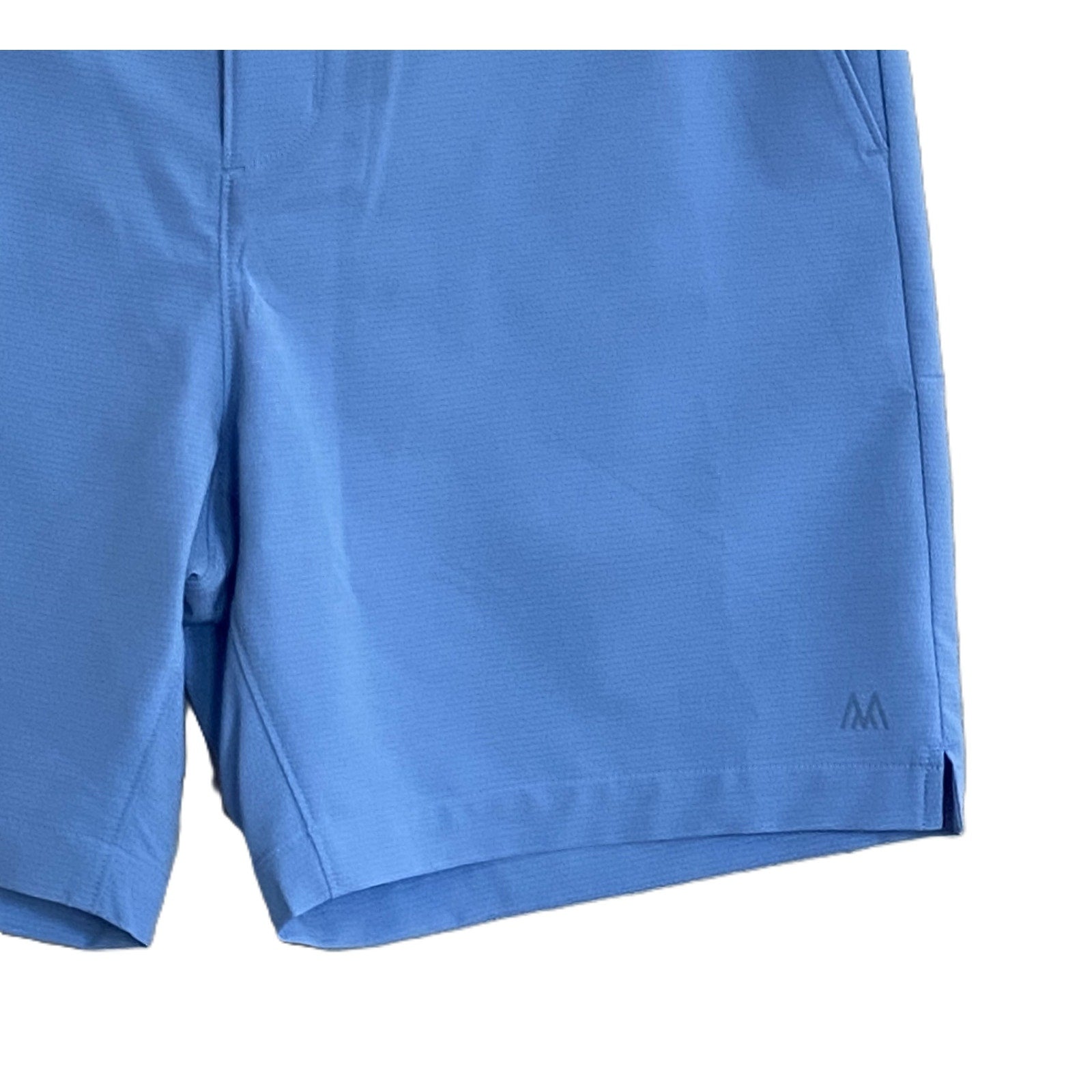 Mizzen+Main Shorts Men's XL Provence Deck Short Stretch Light Blue