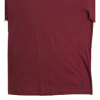 Polo Ralph Lauren T-Shirt Men's Small Crew Neck Short Sleeve Burgundy