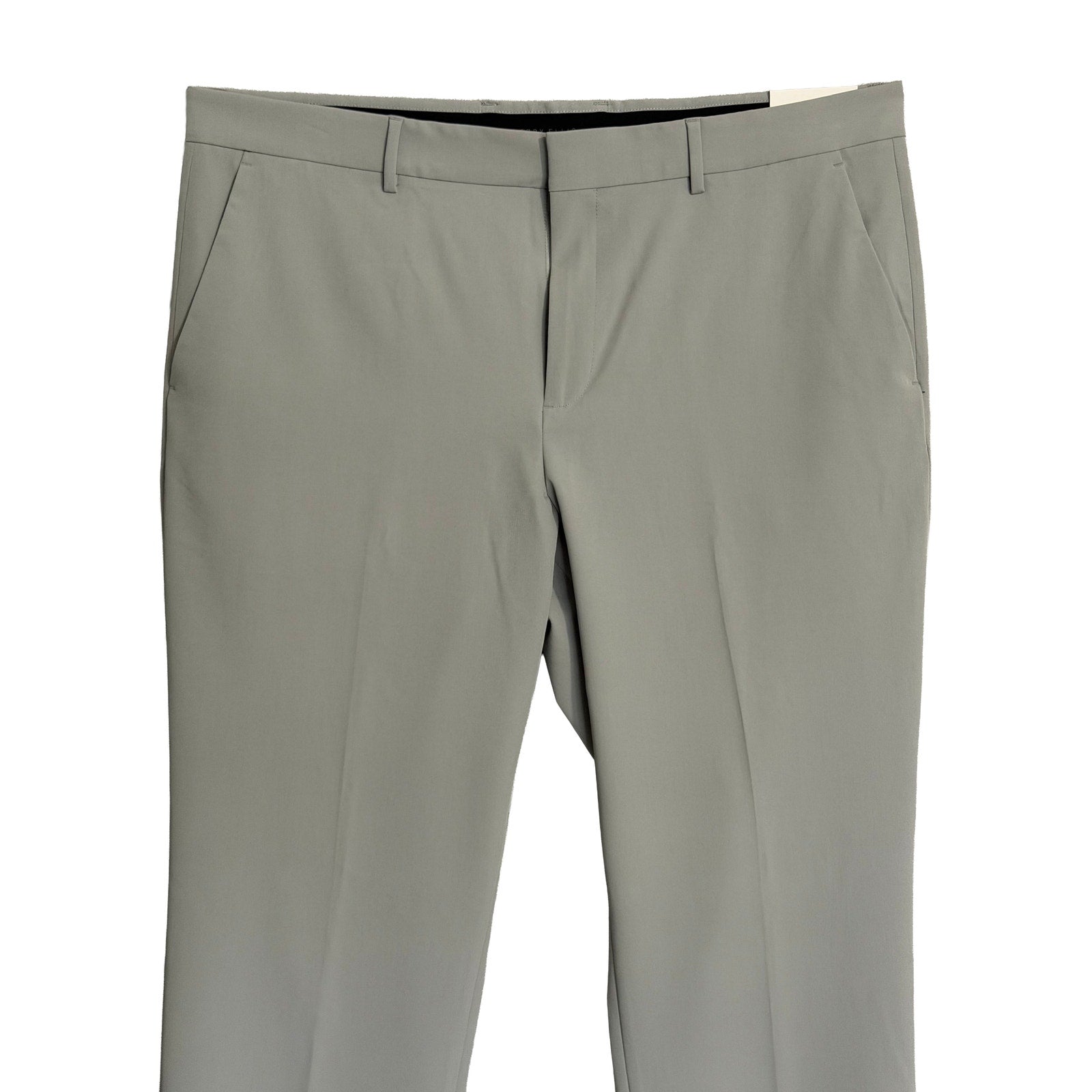 Perry Ellis Portfolio Pants Men's 38x32 Modern Fit Dress Pant Chiseled Stone