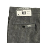 Michael Kors Suit Pants Men's 38"x34" Modern Fit Wool Blend Light Grey/Blue Check