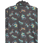 Chubbies Performance Polo Shirt Men's Small "The Busy Lizard" Short Sleeve