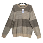 Daniel Cremieux Knit Sweater Men's XL Crew Neck Alpaca Wool Blend Oatmeal
