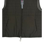 Daniel Cremieux Reversible Vest Men's XXL Full Zip Mock Neck Black Grey